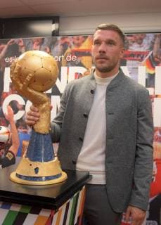 Handball World Cup 2019 Ambassador Lukas Podolski World Cup Press Conference Handball is coming home 03 12 2018 Lanxessarena Köln
