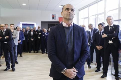 Belgium s head coach Roberto Martinez pictured during the eighth edition of the Raymond Goethals award, for the coach whose style was the closest to the style of Raymond Goethals, Monday 03 December 2018, in Brussels. THIERRYxROGE  x05481817x