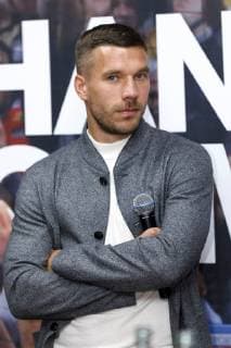 Lukas Podolski at the press conference for the Handball World Cup 2019 Handball Is Coming Home in the 2007 World Cup cabin in the Lanxess Arena Cologne 03 12 2018 Foto:xC.xHardtx xFuturexImage