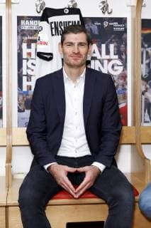 Henning Fritz at the press conference for the Handball World Cup 2019 Handball Is Coming Home in the 2007 World Cup booth in the Lanxess Arena Cologne 03 12 2018 Foto:xC.xHardtx xFuturexImage