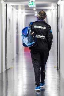 Handball Women European Championship Germany Romania Preliminary Round Group D 2 Matchday in the Brest Arena Coach Henk Groener Germany Brest Arena Brest France