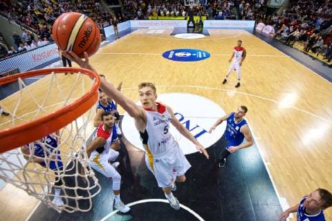 Basketball Ludwigsburg 03 12 2018 international match national team European Qualifier for WM 2019 qualification 2 round Germany GER Estonia EST Nils Giffey Germany No 05