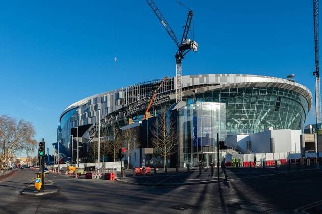 current state of outside building work on the Tottenham Hotspur Stadium Update at High Road, White Hart Lane, London, England on 4 December 2018. Copyright: xVincexxMignottx PMI-2460-0007