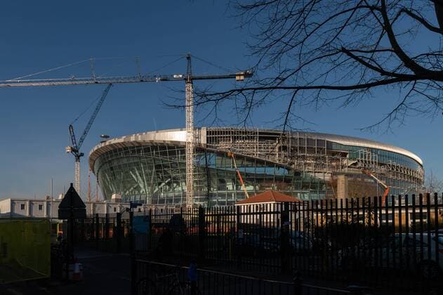 current state of outside building work on the Tottenham Hotspur Stadium Update at High Road, White Hart Lane, London, England on 4 December 2018. Copyright: xVincexxMignottx PMI-2460-0017