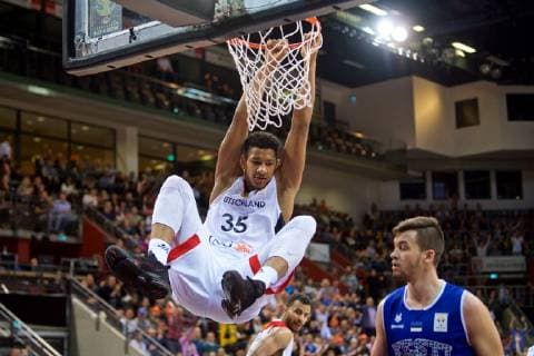Basketball Ludwigsburg 03 12 2018 international match national team European Qualifier for WM 2019 qualification 2 round Germany GER Estonia EST Karim Jallow Germany No 35