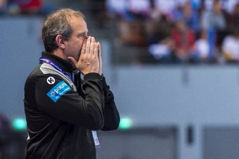 Handball Women European Championship Germany Czech Republic Preliminary Round Group D 3 Matchday at Brest Arena Coach Henk Groener Germany Brest Arena Brest France