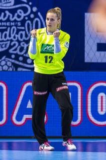Handball Women European Championship Germany Czech Republic Preliminary Round Group D 3 Matchday in the Brest Arena Goalkeeper Dinah Eckerle Germany SG BBM Bietigheim Brest Arena Brest France