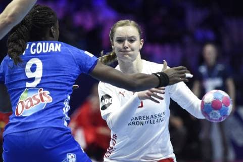 EM camp mellem Frankrig Danmark i Nantes torsdag den 6 december 2018  Copyright: LiselottexSabroex COP107 spdk20181206-181822-L