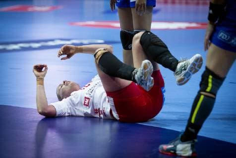 Danmarks Kathrine Heindahl under EM campaign mellem Frankrig Danmark in Nantes goal day 6 december 2018 Nantes Denmark  Copyright: Scanpix LiselottexSabroex COP107 spdk20181206-185320-L
