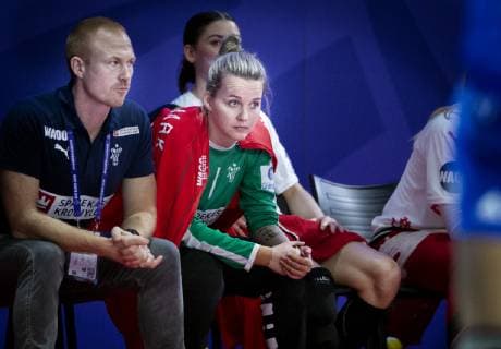 Danmarks Sandra Toft under EM campaign mellem Frankrig Danmark in Nantes gate day 6 december 2018 Nantes Denmark  Copyright: Scanpix LiselottexSabroex COP107 spdk20181206-204820-L
