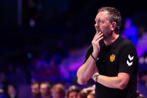 181206 Head coach Per Johansson of Montenegro during the EHF European WomenÕs Handball Championship match between Sweden and Montenegro on Dec 6 2018 in Nantes Photo Ludvig Thunman BILDBYRN kod LT 35565  Copyright: LUDVIGxTHUNMAN BB181206LT053