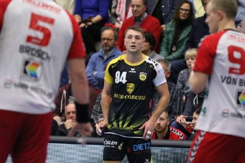 Christoph Neuhold HSC 2000 Coburg 94 ASV Hamm Westfalen vs HSC 2000 Coburg Handball 2 Bundesliga 07 12 2018 ASV Hamm Westfalen vs HSC 2000 Coburg Handball 2 Bundesliga 07 12 2018 Hamm Copyright: xEIBNER JanxStrohdiekx EP_JSK