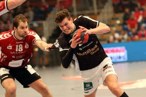 Handball Handball 2 League 2018 2019 Handball Sportverein Hamburg vs VfL Lübeck Schwartau Martin Waschul Lübeck Schwartau Finn Wullenweber Hamburg Sporthalle Hamburg Hamburg Hamburg