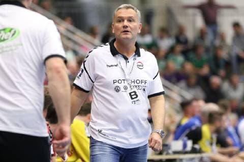 Kay Rothenpieler Coach ASV Hamm Westfalen ASV Hamm Westfalen vs. HSC 2000 Coburg Handball 2 Bundesliga 07 12 2018 ASV Hamm Westfalen vs. HSC 2000 Coburg Handball 2 Bundesliga 07 12 2018 Hamm Copyright: xEIBNER JanxStrohdiekx EP_JSK