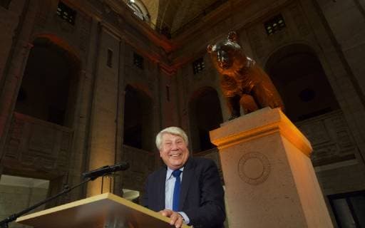 DOSB Berlin 07 12 2018 Bärensaal im Alten Stadthaus Berlin Award of the DOSB ETHIKPREIS 2018 to Prof Dr Gunter GEBAUER German philosopher Sports scientist and linguist Professor at Freie Universität Berlin Photo Eberhard Thonfeld camera 4