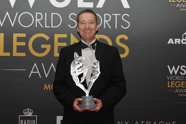 Freddie Spencer (Etats Unis 3 fois Champion du Monde de MotoGP) CELEBRITES : Monaco World Sports Legends Award - Monaco - 08 12 2018 NorbertScanella Panoramic 