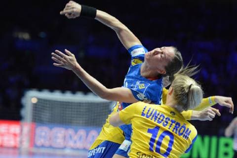 Manon Houette (France) HANDBALL : Suede vs France - Euro feminin 2018 - 09 12 2018 RonanHoussin Panoramic 