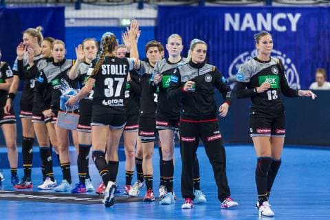 Handball Women European Championship Hungary Germany Main Round Group 2 2 Matchday at the Palais des Sports Alicia Stolle Germany Thuringia HC player of the game Nancy Palais des Sports Jean Weille France