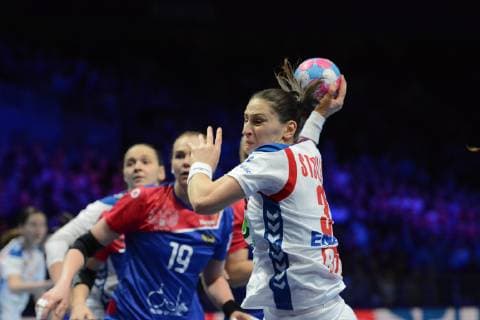 Jovana Stoiljkovic (Serbie) HANDBALL : Serbie vs Russie - Euro feminin 2018 - 09 12 2018 RonanHoussin Panoramic 
