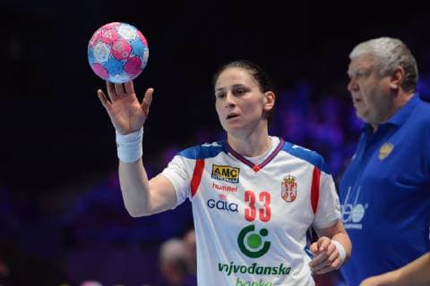 Jovana Stoiljkovic (Serbie) HANDBALL : Serbie vs Russie - Euro feminin 2018 - 09 12 2018 RonanHoussin Panoramic 