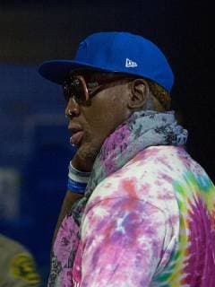 December 9, 2018 - Carson, California, United States of America - Dennis Rodman attends the game between the Los Angeles Chargers and the Cincinnati Bengals on Sunday December 9, 2018 at the StubHub Center in Carson, California. LA Chargers defeat Cincinnati Bengals, 26-21. JAVIER ROJAS PI LA Chargers defeat Cincinnati Bengals, 26-21 - ZUMAp124 20181209_zaa_p124_009 Copyright: xJavierxRojas Pix