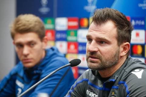 Club Brugge s head coach Ivan Leko pictured during a press conference PK Pressekonferenz of Belgian soccer team Club Brugge KV, Monday 10 December 2018 in Brugge. Tomorrow Club will meet Spanish club Athletico Madrid on the sixth and last day of the UEFA Champions League, in group A. BRUNOxFAHY  x05487083x