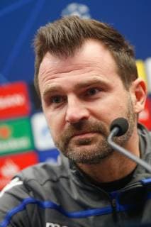Club Brugge s head coach Ivan Leko pictured during a press conference PK Pressekonferenz of Belgian soccer team Club Brugge KV, Monday 10 December 2018 in Brugge. Tomorrow Club will meet Spanish club Athletico Madrid on the sixth and last day of the UEFA Champions League, in group A. BRUNOxFAHY  x05487085x