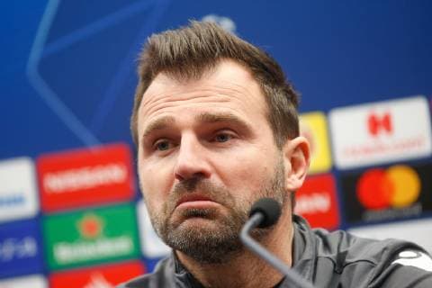 Club Brugge s head coach Ivan Leko pictured during a press conference PK Pressekonferenz of Belgian soccer team Club Brugge KV, Monday 10 December 2018 in Brugge. Tomorrow Club will meet Spanish club Athletico Madrid on the sixth and last day of the UEFA Champions League, in group A. BRUNOxFAHY  x05487086x