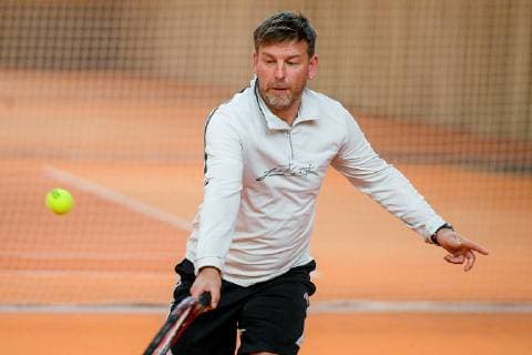 Celebrity tennis tournament for a good cause in the Tennispark First Service Landsberg OT Queis The coach of the HFC player of the Saale Bulls Lions and Wildcats players as well as celebrities and business people like football Altstarl Bernd Schneider will play in the 21 edition for the benefit of Elternhilfe krebskranker Kinder Leipzig e V The tournament will be organized by Ulrich and Frank Mappes of the Top Sport Werbeagentur Bernd Schneider at the Tennis Halle Saale Sachsen Anhalt Germany