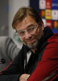 10th December 2018, Anfield, Liverpool, England, UEFA Champions League football, Liverpool versus Napoli press conference PK Pressekonferenz Liverpool manager Jurgen Klopp speaking to the media during today s press conference at Anfield ahead of tomorrow s Champions League match against Napoli  ActionPlus12086610 AlanxMartin