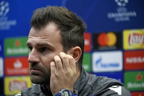 BRUGGE, DECEMBER 10 : Ivan Leko head coach of Club Brugge pictured during press conference PK Pressekonferenz the day before the UEFA Champions League group A match between Club Brugge KV and Atletico Madrid on December 10, 2018 in Brugge, 10 12 2018 FOOTBALL : Conference de presse Bruges - Ligue des Champions - 10 12 2018 PhotoNews Panoramic 