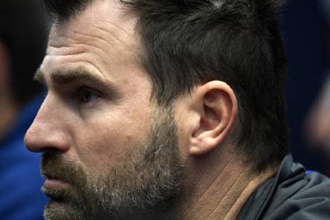 BRUGGE, DECEMBER 10 : Ivan Leko head coach of Club Brugge pictured during press conference PK Pressekonferenz the day before the UEFA Champions League group A match between Club Brugge KV and Atletico Madrid on December 10, 2018 in Brugge, 10 12 2018 FOOTBALL : Conference de presse Bruges - Ligue des Champions - 10 12 2018 PhotoNews Panoramic 
