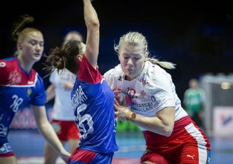 Danmarks Kathrine Heindahl under EM campaign mellem Danmark Rusland i Nantes mandag den 10 december 2018 Nantes Denmark  Copyright: Scanpix LiselottexSabroex COP104 spdk20181210-185124-L