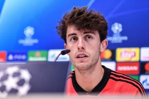 Real Madrid s defender Alvaro Odriozola addresses a press conference PK Pressekonferenz at team complex in Valdebebas, outside Madrid, Spain, 11 December 2018, on the eve of its upcoming UEFA Champions League group round s game at Madrid s Santiago Bernabeu Stadium. EFE Rodrigo Jimenez Real Madrid presser !ACHTUNG: NUR REDAKTIONELLE NUTZUNG!  Copyright: xRodrigoxJimenezx GRAF4967 20181211-636801254039765849