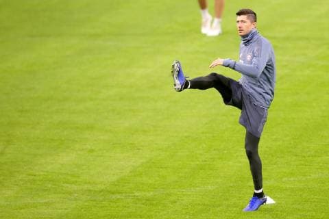 Robert Lewandowski FC Bayern Muenchen 9 Training Ajax Amsterdam vs. FC Bayern Muenchen Football Champions League Group Phase 11 12 2018 Training Ajax Amsterdam vs. FC Bayern Muenchen Football Champions League Group Phase 11 12 2018 Amsterdam Copyright: xEIBNER HarryxLangerx EP_HLR