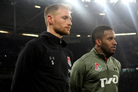 Official farewell of Benedikt Höwedes locomotive Moscow and Jefferson Farfan locomotive Moscow at the Champions League game season 2018 19 FC Schalke 04 locomotive Moscow Copyright Thomas Pakusch Copyright: Thomas Pakusch