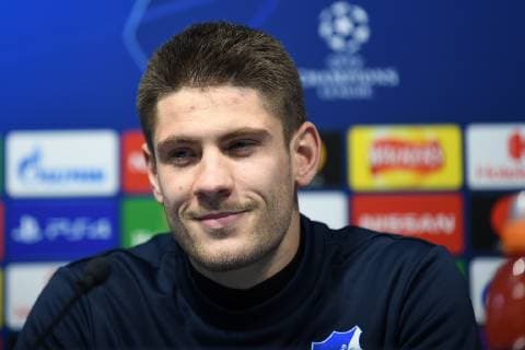 11 12 2018 xmeix Football UEFA Champions League TSG 1899 Hoffenheim Press conference Final training emspor v l Andrej Kramaric TSG 1899 Hoffenheim DFL DFB REGULATIONS PROHIBIT ANY USE OF PHOTOGRAPHS as IMAGE SEQUENCES and or QUASI VIDEO Manchetser prio:1