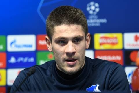 11 12 2018 xmeix Football UEFA Champions League TSG 1899 Hoffenheim Press conference Final training emspor v l Andrej Kramaric TSG 1899 Hoffenheim DFL DFB REGULATIONS PROHIBIT ANY USE OF PHOTOGRAPHS as IMAGE SEQUENCES and or QUASI VIDEO Manchetser prio:1