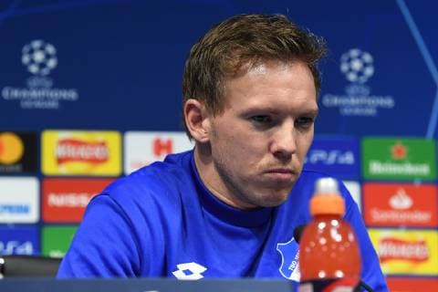 11 12 2018 xmeix Football UEFA Champions League TSG 1899 Hoffenheim Press Conference Final Training emspor v l Hoffenheims Coach Julian Nagelsmann TSG 1899 Hoffenheim DFL DFB REGULATIONS PROHIBIT ANY USE OF PHOTOGRAPHS as IMAGE SEQUENCES and or QUASI VIDEO Manchetser prio:1