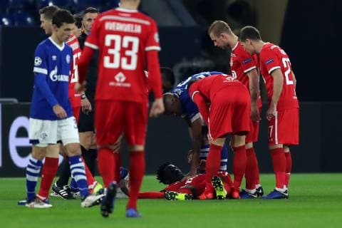 Eder Lokomotiv Moscow after a duel on the ground at the Champions League game season 2018 19 FC Schalke 04 Lokomotiv Moskau Copyright Thomas Pakusch Copyright: Thomas Pakusch