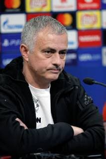 Manchester United ManU s head coach Jose Mourinho attends a press conference PK Pressekonferenz at Mestalla stadium, Valencia, eastern Spain, 11 December 2018. Manchester United will face Valencia CF on a UEFA Champions League soccer match on 12 December. Manchester United s presser !ACHTUNG: NUR REDAKTIONELLE NUTZUNG!  Copyright: xKaixFörsterlingx GRAFCVA815 20181211-636801544417475615