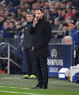 11 12 2018 football UEFA Champions League season 2018 2019 preliminary round 6 matchday FC Schalke 04 locomotive Moscow coach Domenico Tedesco FC Schalke 04 Team2