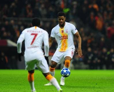 Ryan Donk of Galatasaray during the Champions League group D match between Galatasaray and Porto at Turk Telkom Stadium n Istanbul , Turkey on December 11 , 2018. 