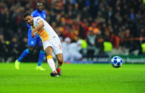 Fernando of Galatasaray during the Champions League group D match between Galatasaray and Porto at Turk Telkom Stadium n Istanbul , Turkey on December 11 , 2018. 