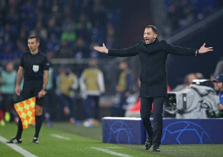 11 12 2018 Football UEFA Champions League 2018 2019 Group stage 6 Matchday FC Schalke 04 Locomotive Moscow in the VELTINS Arena Gelsenkirchen Coach Domenico Tedesco Schalke DFL and DFB regulations prohibit any use of photographs as image sequences and or quasi video