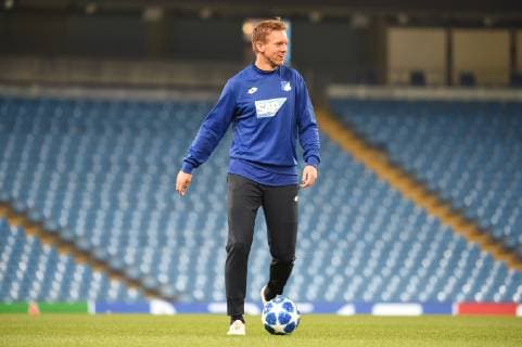 11 12 2018 xmeix Football UEFA Champions League TSG 1899 Hoffenheim Press Conference Final Training emspor v l Hoffenheims Coach Julian Nagelsmann TSG 1899 Hoffenheim DFL DFB REGULATIONS PROHIBIT ANY USE OF PHOTOGRAPHS as IMAGE SEQUENCES and or QUASI VIDEO Manchetser prio:1