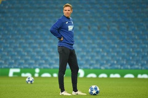 11 12 2018 xmeix Football UEFA Champions League TSG 1899 Hoffenheim Press Conference Final Training emspor v l Hoffenheims Coach Julian Nagelsmann TSG 1899 Hoffenheim DFL DFB REGULATIONS PROHIBIT ANY USE OF PHOTOGRAPHS as IMAGE SEQUENCES and or QUASI VIDEO Manchetser prio:1