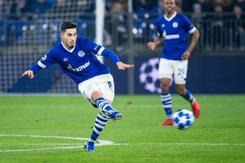 11 12 2018 xkvx Football UEFA Champions League FC Schalke 04 Lok Moskau emspor v l Suat Serdar S04 Schalke 04 x DFL DFB REGULATIONS PROHIBIT ANY USE OF PHOTOGRAPHS as IMAGE SEQUENCES and or QUASI VIDEO Gelsenkirchen