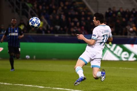 Db Milano 11 12 2018 - Champions League Inter-PSV Eindhoven foto Daniele Buffa Image nella foto: gol Hirving Lozano 