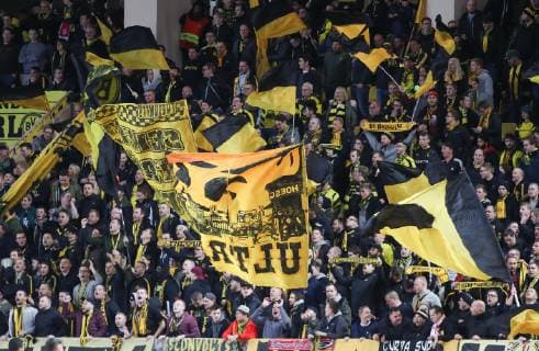 Monaco 11 12 2018 UEFA Champions League 2018 19 Season Group Phase Group A 6 Matchday AS Monaco Borussia Dortmund Dortmund fans DeFodi535